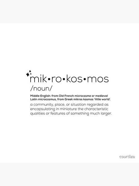 Mikrokosmos meaning